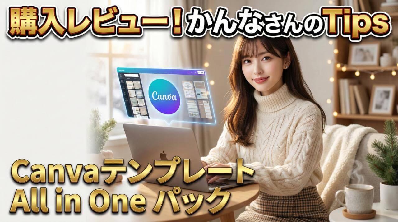 【購入レビュー】かんなさんのTips「Canvaテンプレート All in One パック」