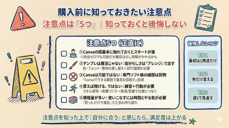 ちょっと待って！購入前に知っておきたい5つの注意点