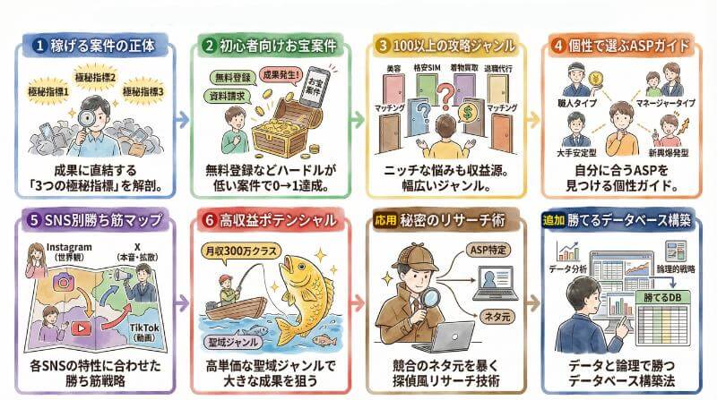 この教材で、あなたは何をゲットできるの？ 中身をチラ見せ！