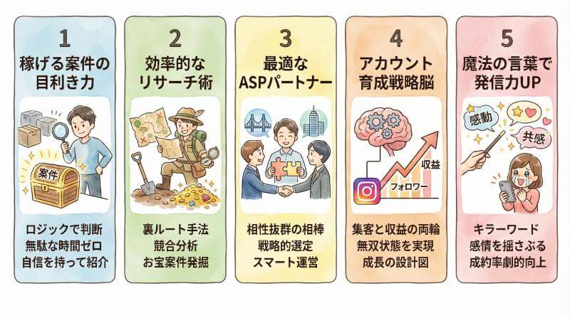 で、結局この教材で何が変わるの？ あなたが得られる「5つのすごいメリット」！