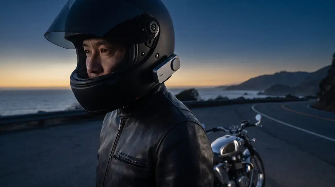 Premium Motorcycle Rider with Intercom